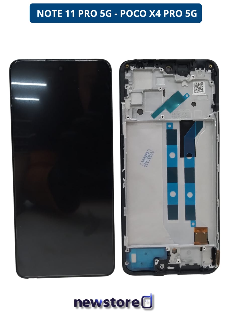 FRONTAL XIAOMI REDMI NOTE 11 PRO 4G - X4 PRO 4G - NOTE 12 PRO 4G COM ARO