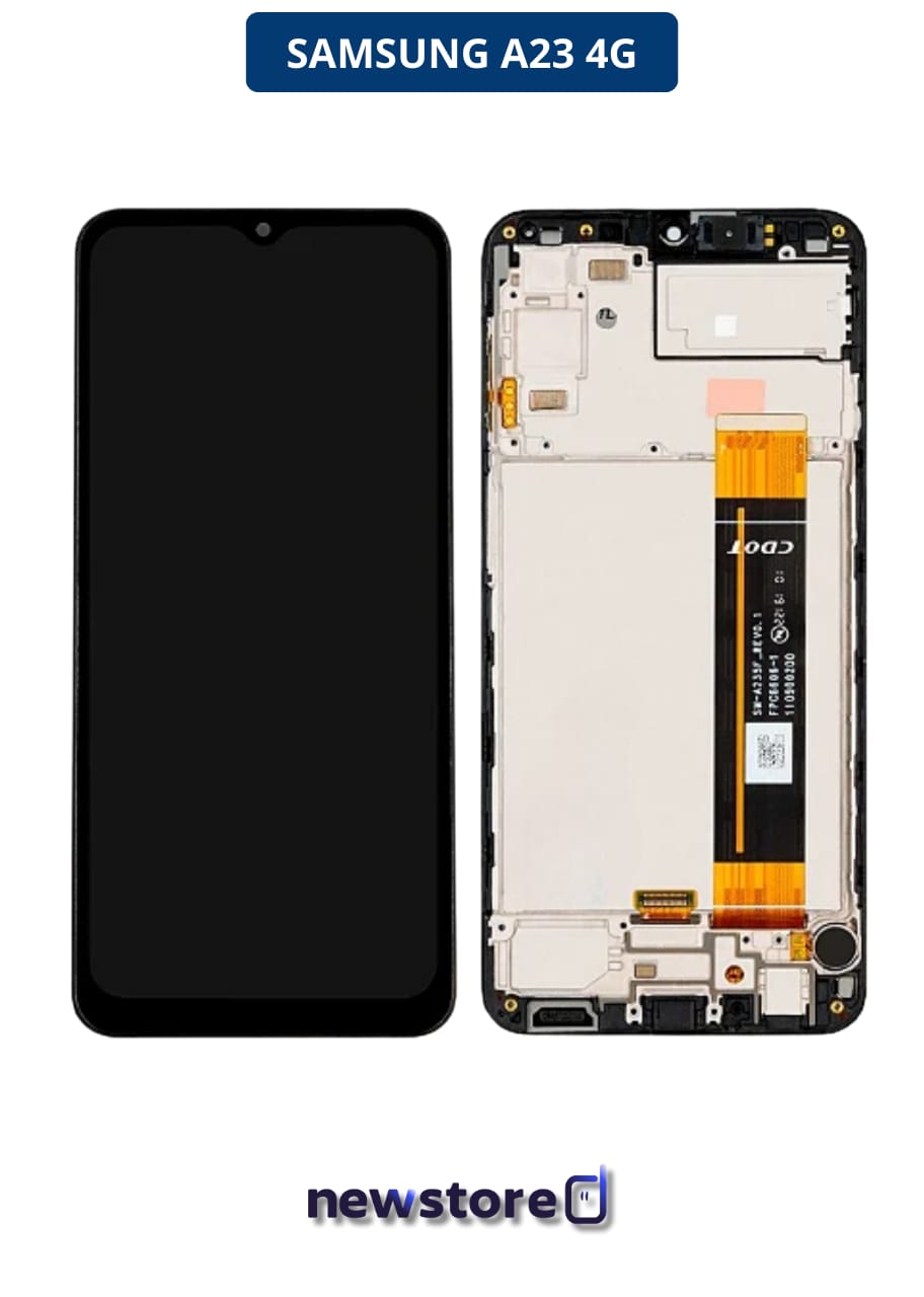 FRONTAL SAMSUNG A23 4G -  A23 5G - M23 5G - M33 5G COM ARO E COMPONETES