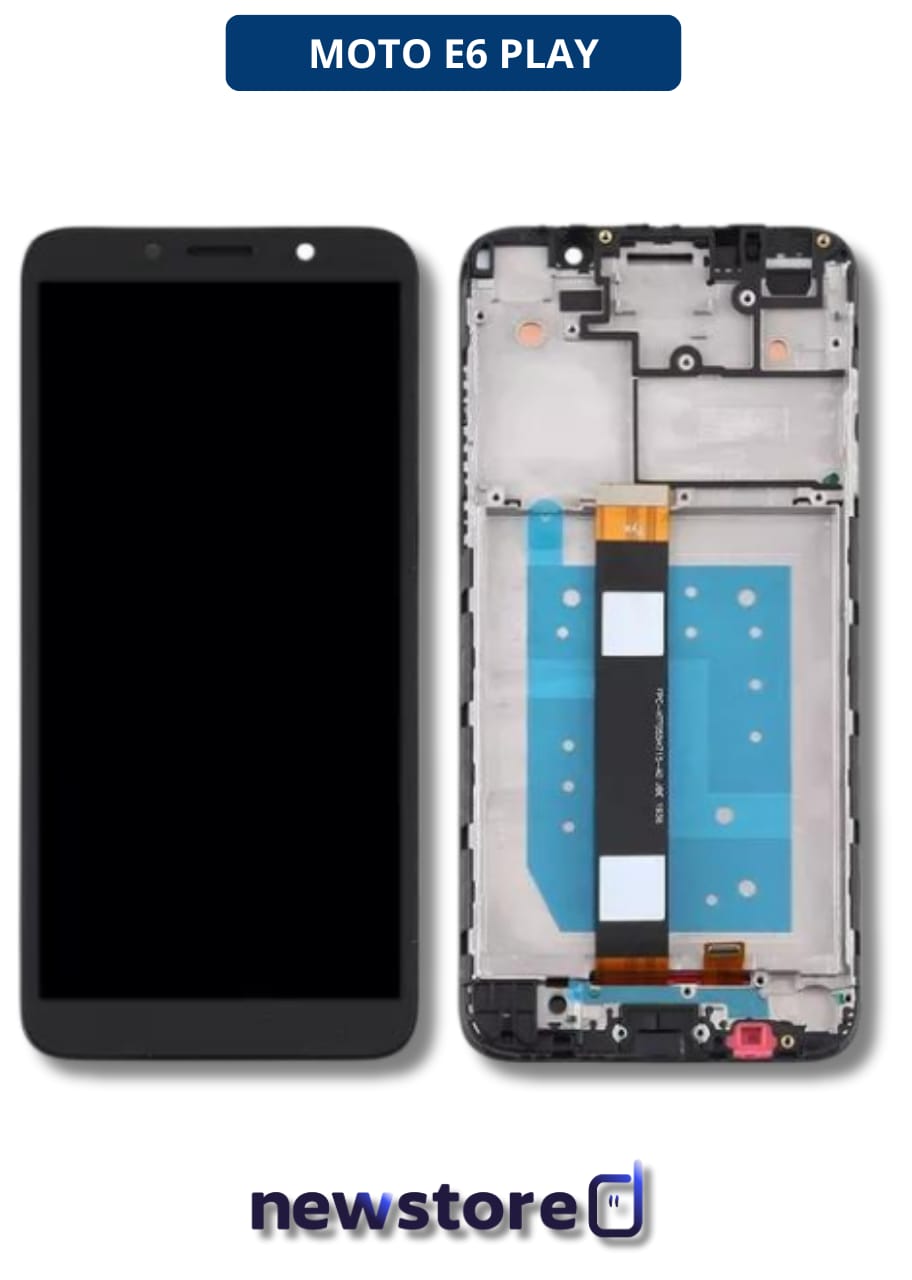 FRONTAL MOTO E6 PLAY COM ARO