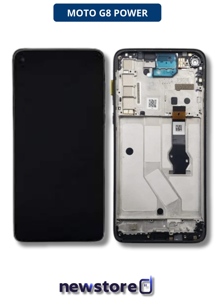 FRONTAL MOTO G8 POWER COM ARO E COMPONENTES